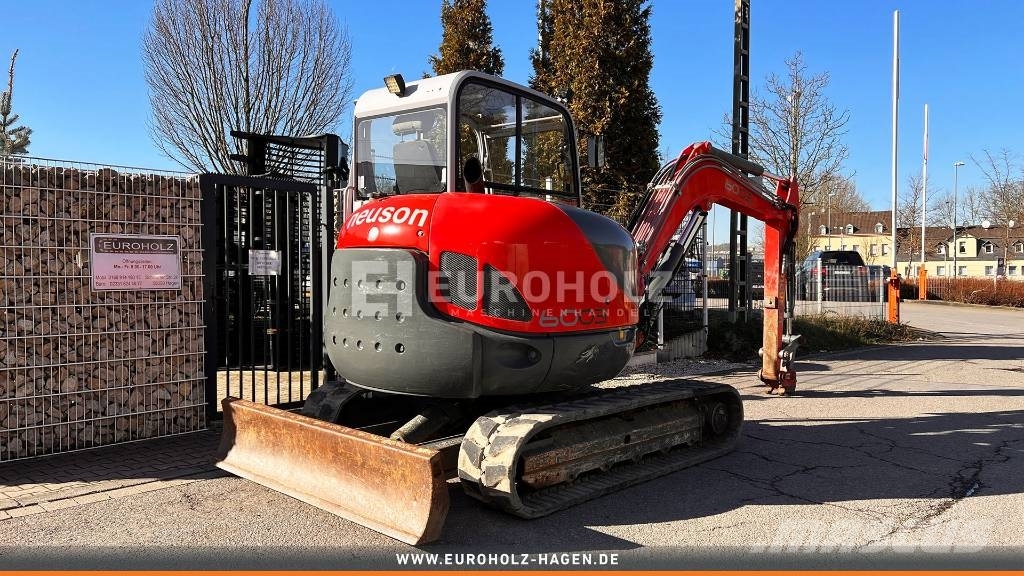Wacker Neuson Minibagger 6003, Schnellwechsler MS03, Knickmatik Miniexcavadoras