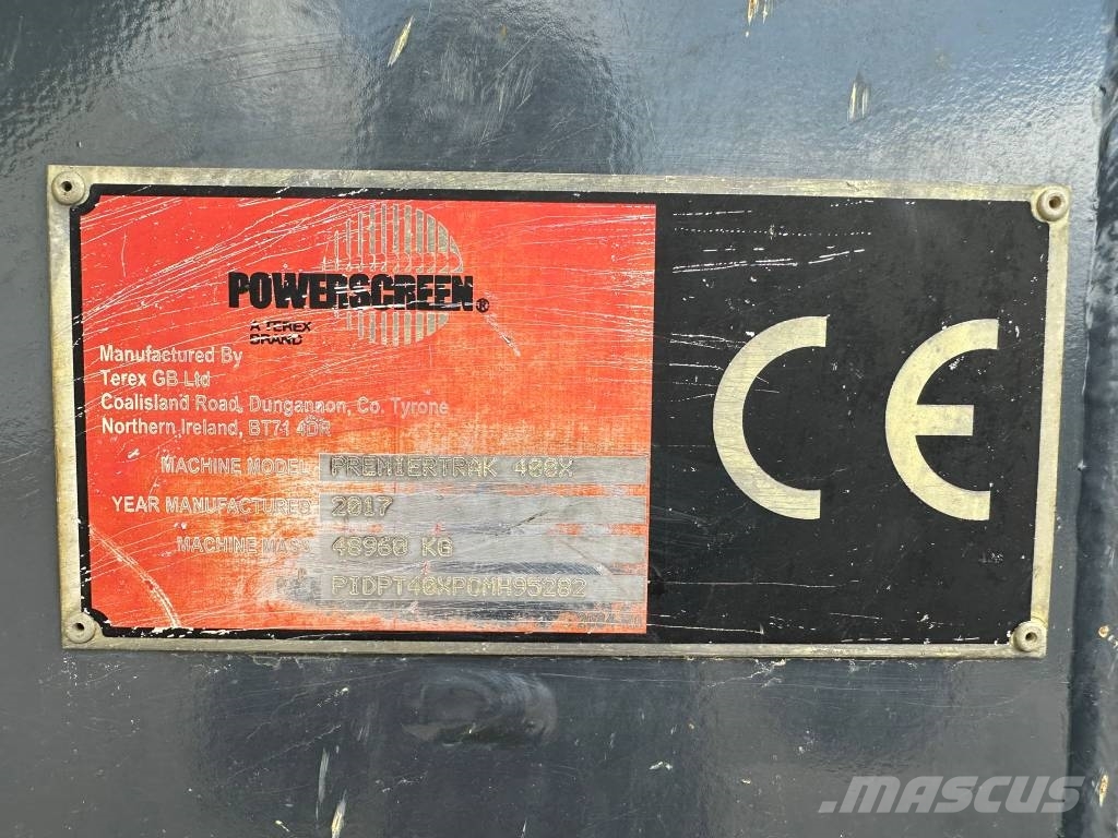 PowerScreen Premiertrak 400X Zeefinstallatie