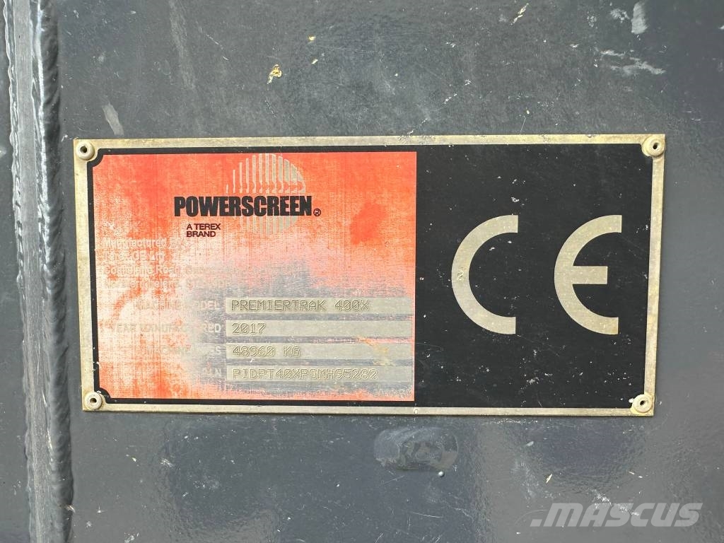 PowerScreen Premiertrak 400X Zeefinstallatie