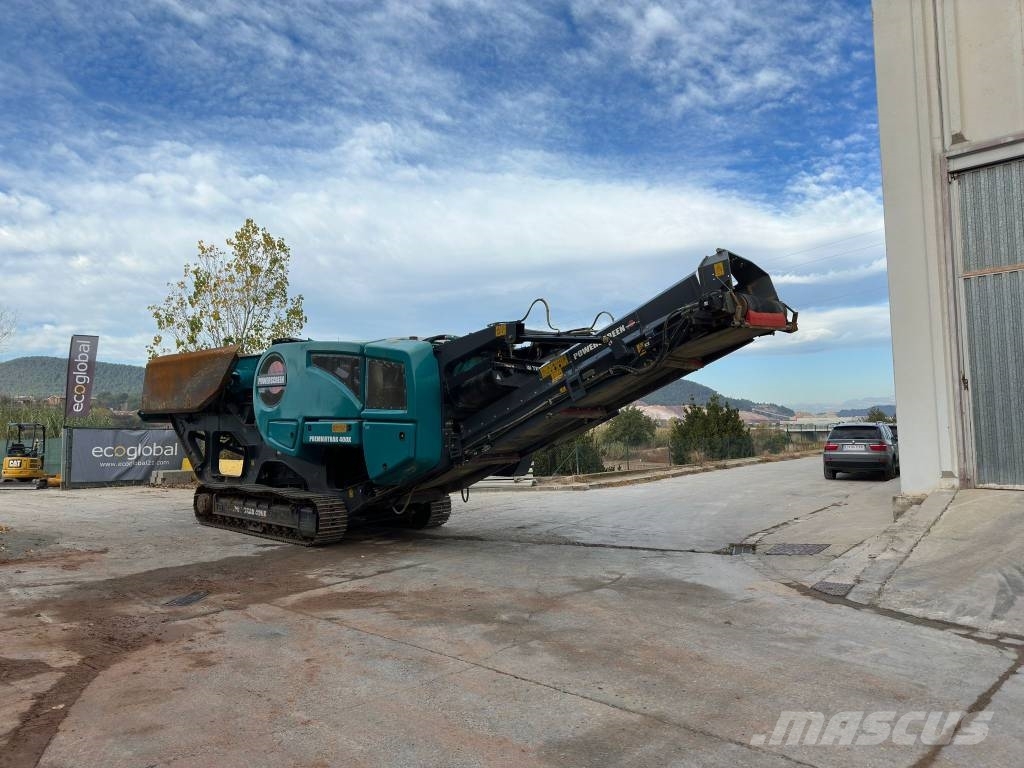 PowerScreen Premiertrak 400X Zeefinstallatie