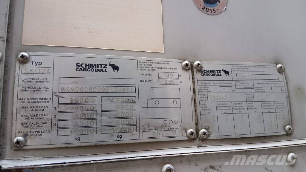 Schmitz Box trailer Semirremolques de carrocería de cajas