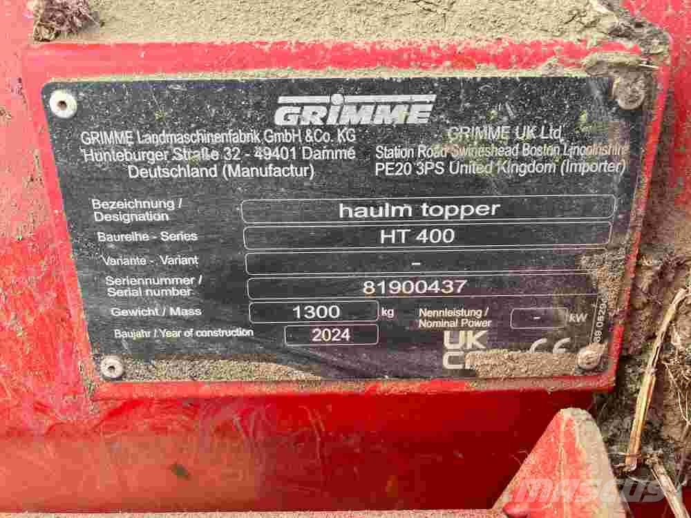 Grimme Varitron 470 PL TT GEN 3, 4 Row, Self-Prope 馬鈴薯收穫機和挖掘機