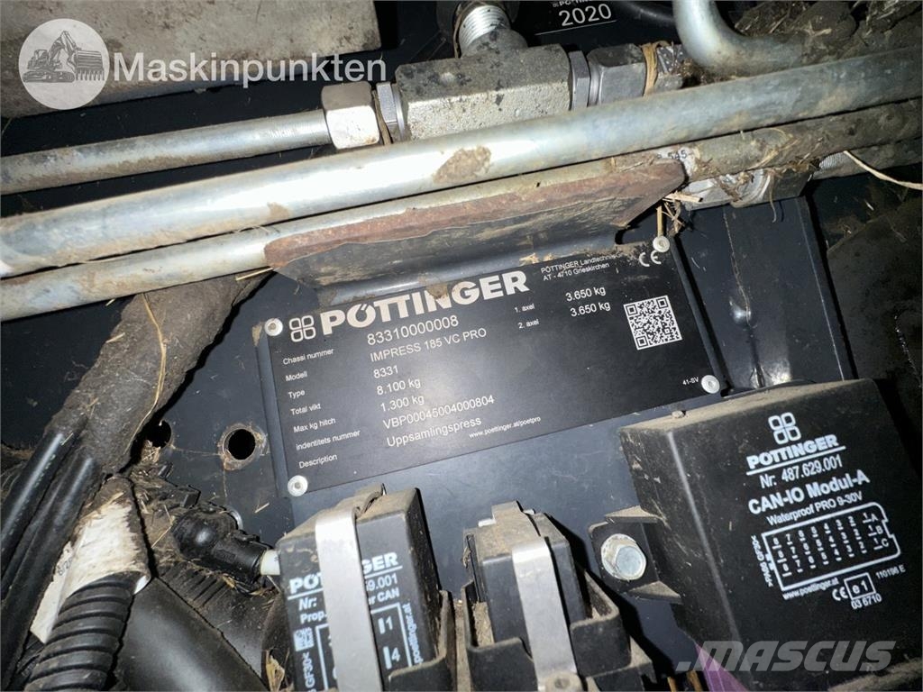 Pöttinger Impress 185 VC PRO Rulo balya makinalari