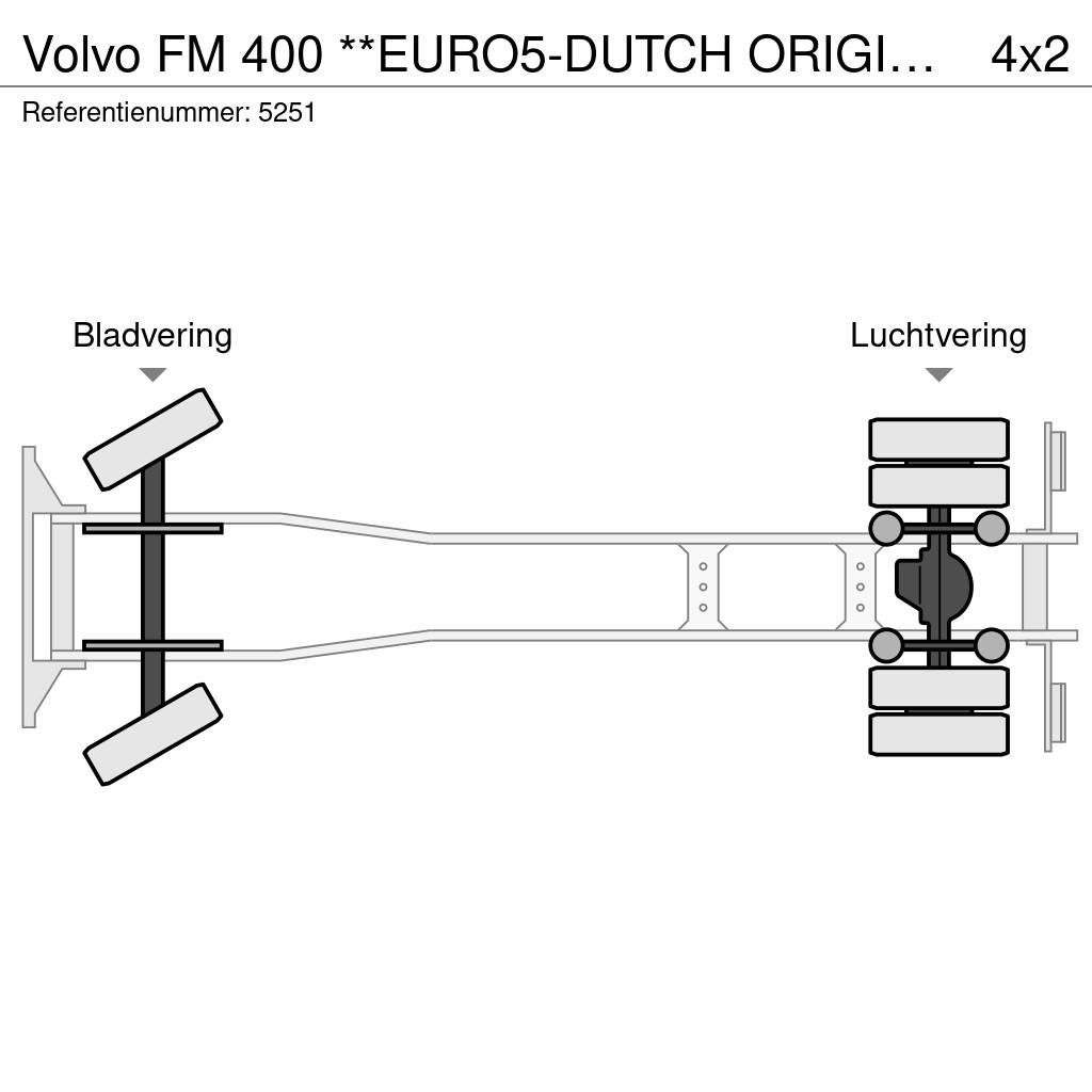 Volvo FM 400 **EURO5-DUTCH ORIGINE** شاحنات الرافعات الخطافية