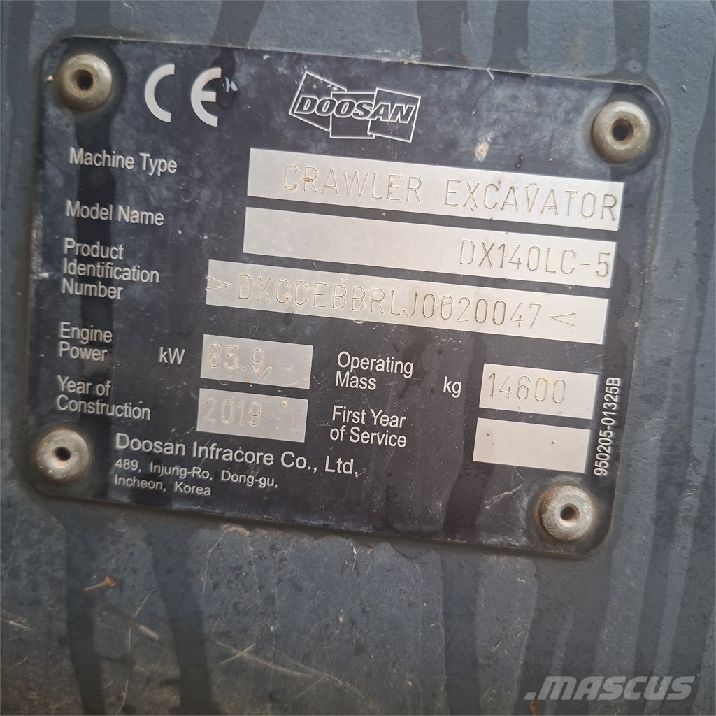 Doosan DX 140 LC Raupenbagger