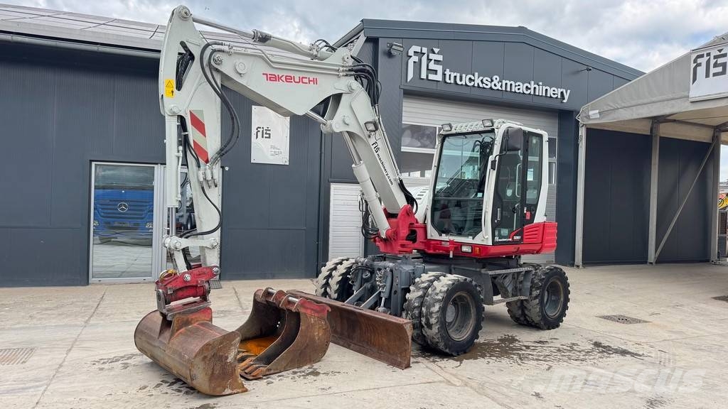 Takeuchi TB295W - 2014 YEAR - POWERTILT - 3X BUCKETS Lastik tekerli ekskavatörler