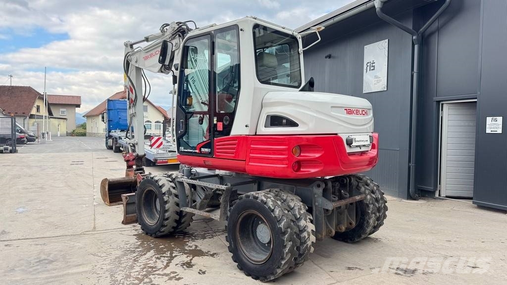Takeuchi TB295W - 2014 YEAR - POWERTILT - 3X BUCKETS Lastik tekerli ekskavatörler