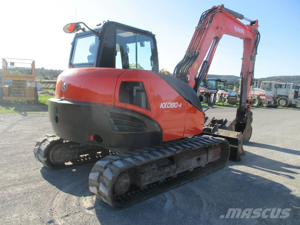 Kubota KX 080-4 中型挖掘机