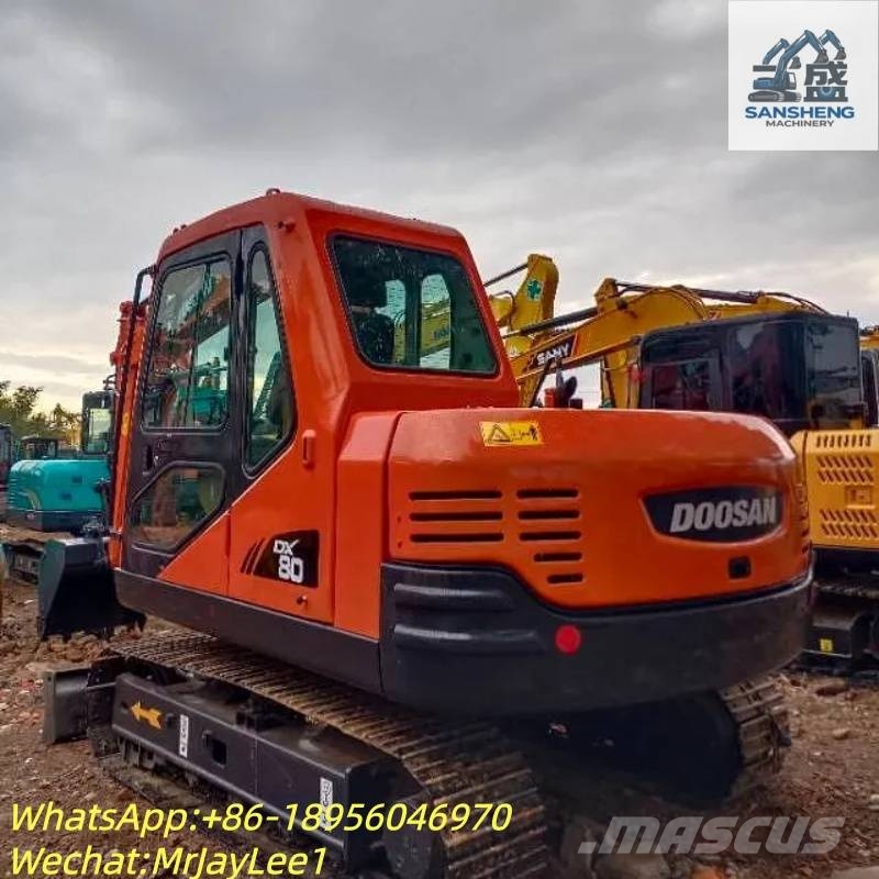 Doosan DX 80 Gravemaskiner på larvebånd