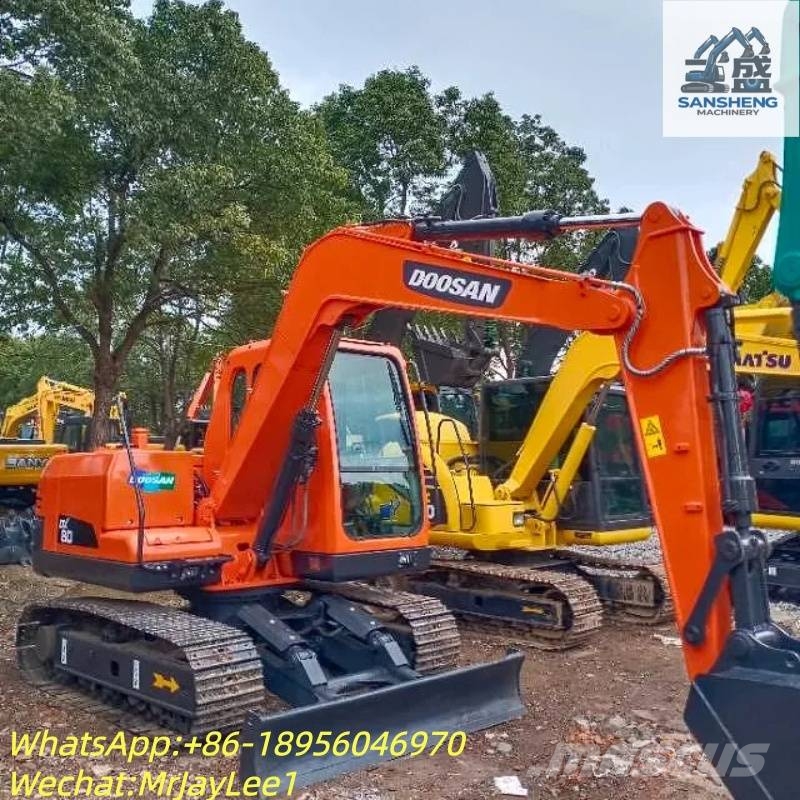 Doosan DX 80 Gravemaskiner på larvebånd