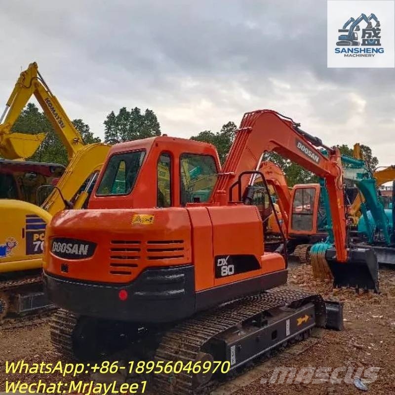Doosan DX 80 Gravemaskiner på larvebånd