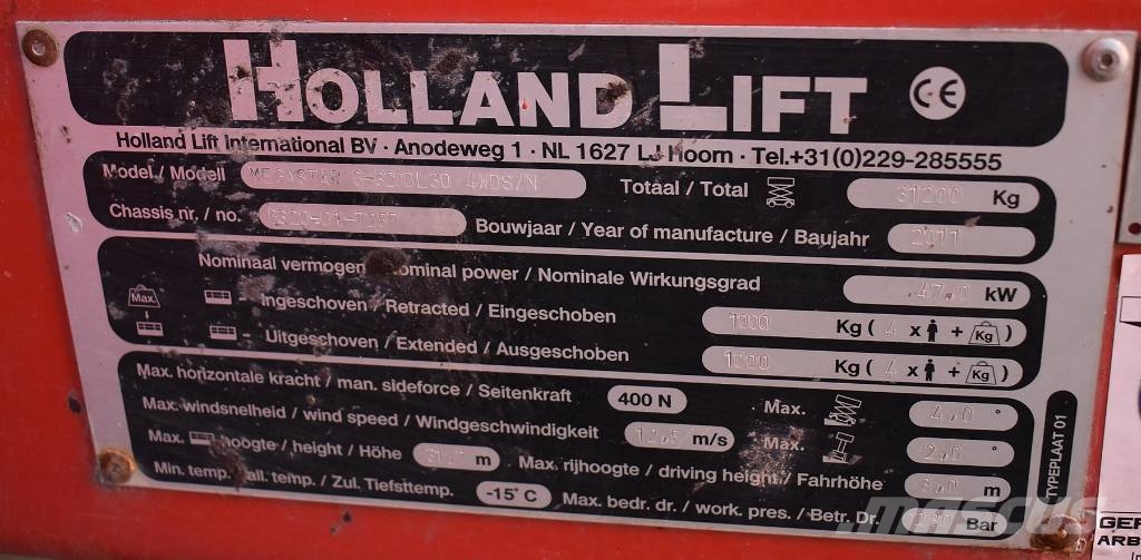 Holland Lift G-320DL30 4WDS/N Piattaforme a pantografo