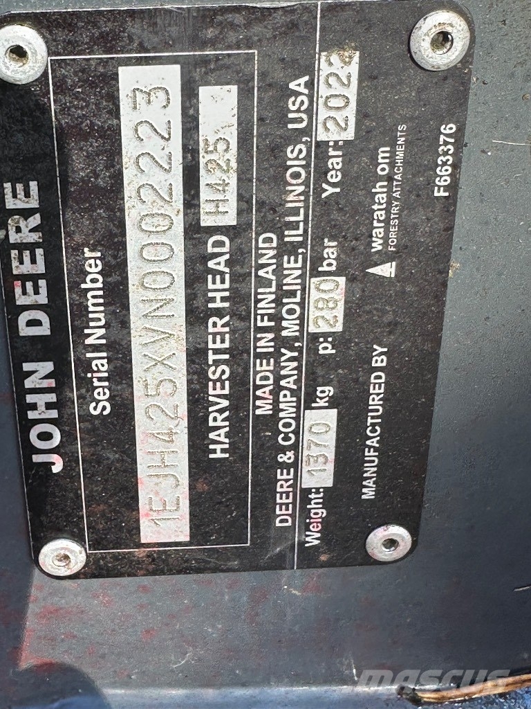 John Deere 1270 G حصادات