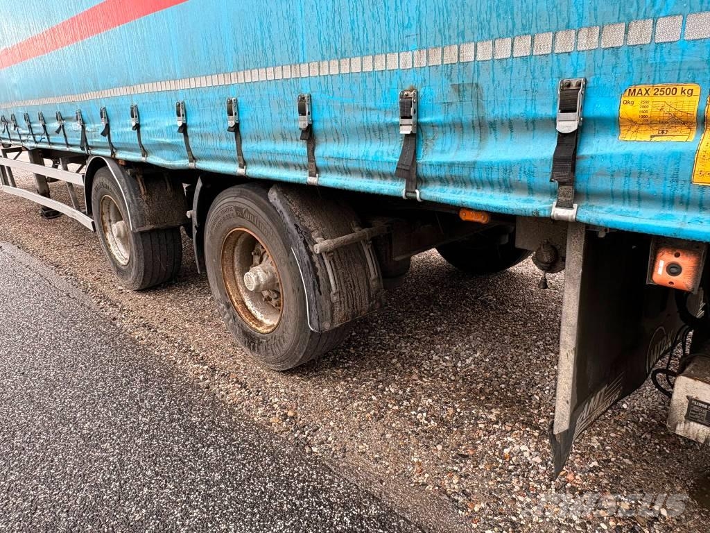 AMT 2 akslet city-gardintrailer med lift Perdeli yari çekiciler