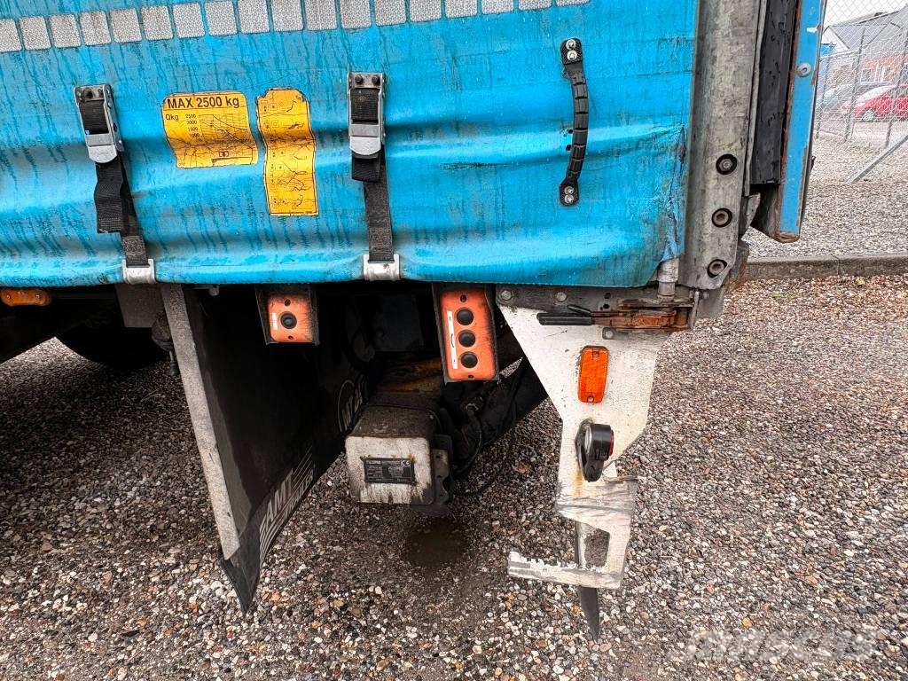 AMT 2 akslet city-gardintrailer med lift Perdeli yari çekiciler