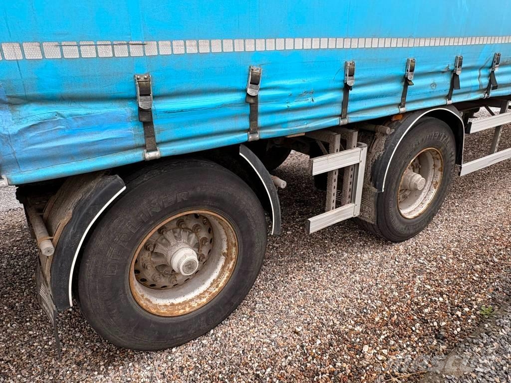 AMT 2 akslet city-gardintrailer med lift Perdeli yari çekiciler