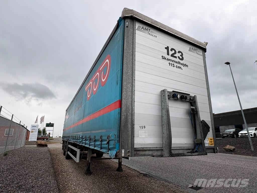 AMT 2 akslet city-gardintrailer med lift Perdeli yari çekiciler