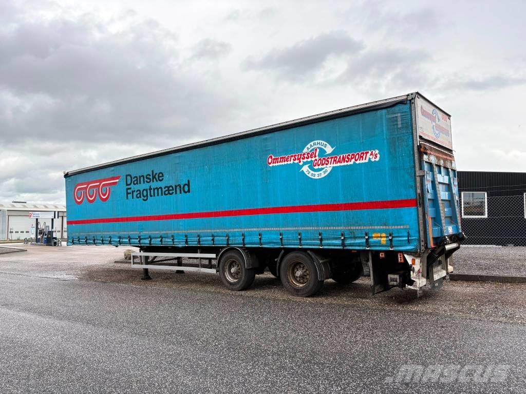 AMT 2 akslet city-gardintrailer med lift Perdeli yari çekiciler