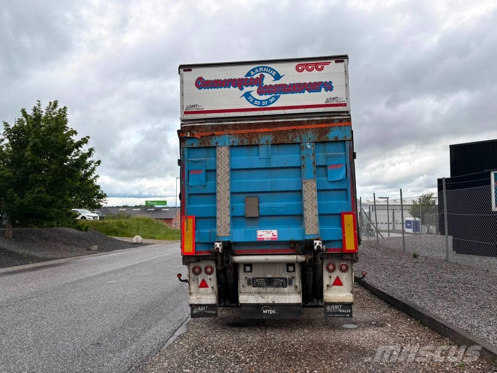 AMT 2 akslet city-gardintrailer med lift Perdeli yari çekiciler