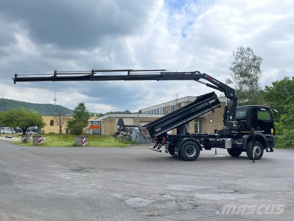 MAN TGM 18.320 MAN TGM 18.320 4x4 Euro6e Hiab X Hiduo Bañeras basculantes usadas