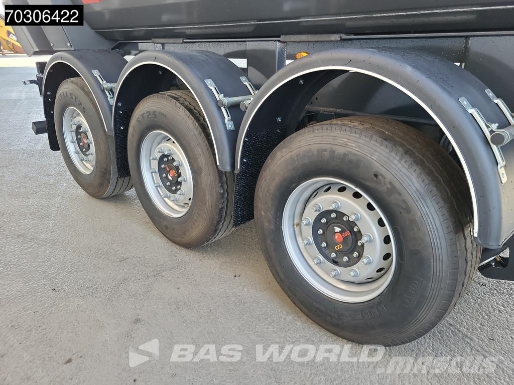 Vega Yan romönk 3 axles NEW SAF Lift Axle 24m3 Tipper semi-trailers