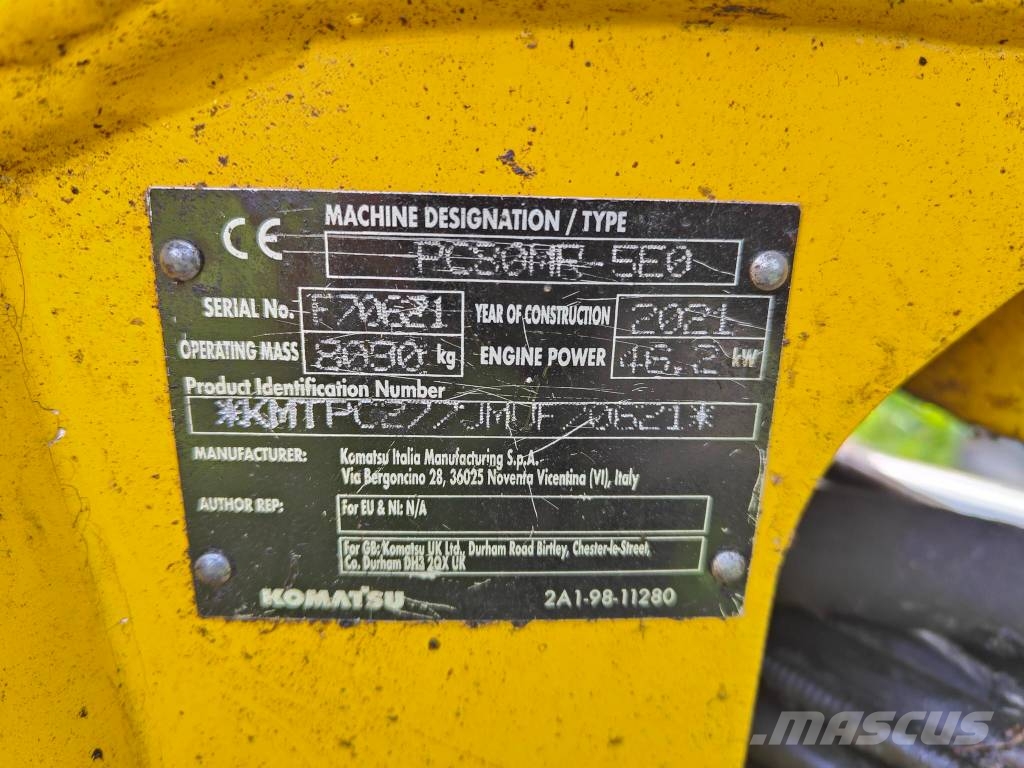Komatsu PC 80 MR-5 Midi excavators 7t - 12t