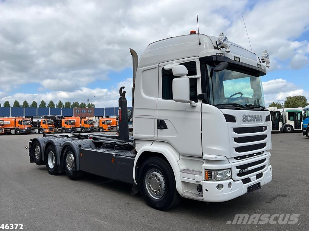 Scania G 490 8x2 Multilift 24 Ton haakarmsysteem Camiones elevadores de gancho