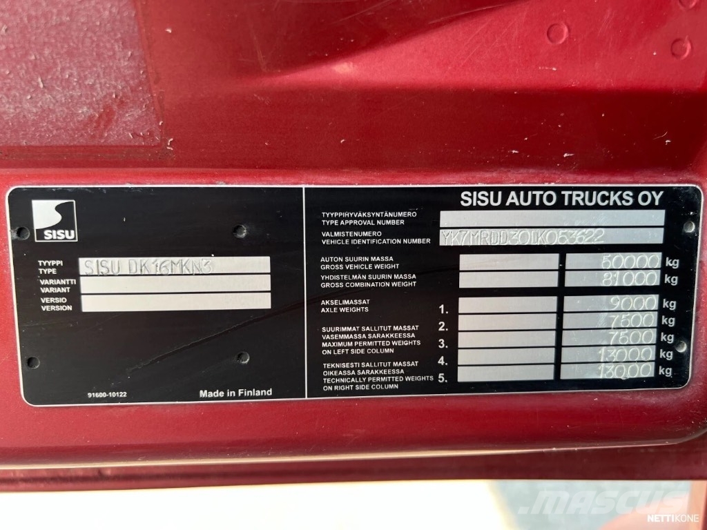 Sisu DK 16 M Kipper