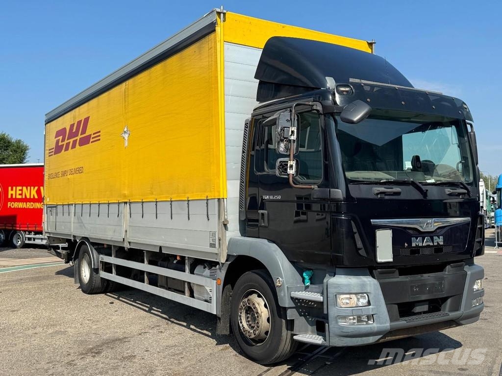 MAN TGM 18.250 4X2 EURO 6 + ZEPRO LIFT شاحنات ذات هيكل صندوقي