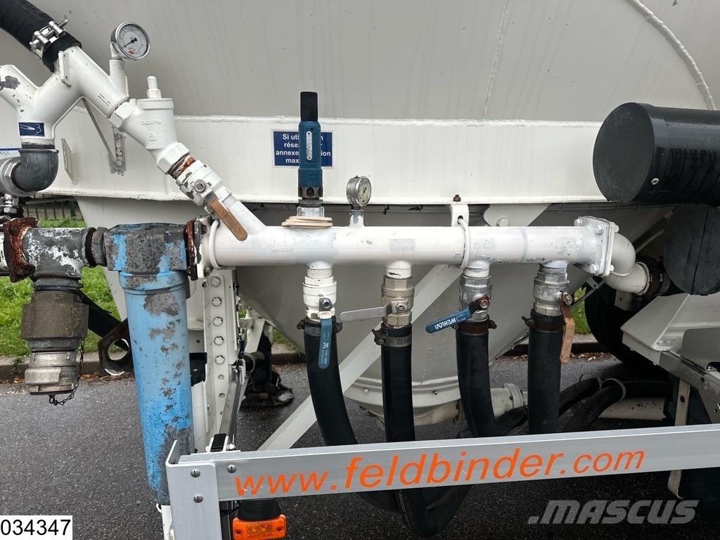 Feldbinder Silo 36.000 liter, 1 Comp Tanker semi-trailers