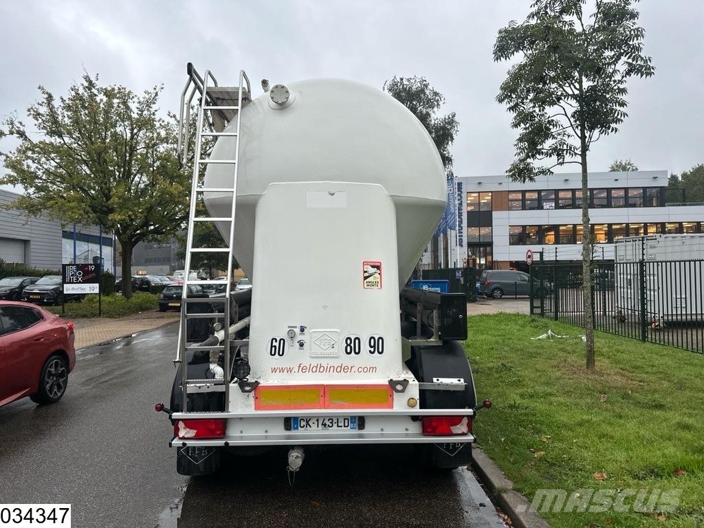Feldbinder Silo 36.000 liter, 1 Comp Tanker semi-trailers