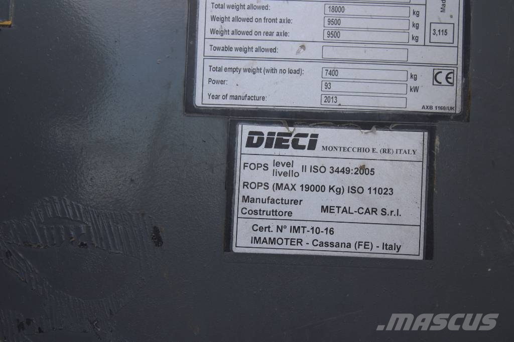 Dieci F7000 - D648 Betong-/bruksblandare