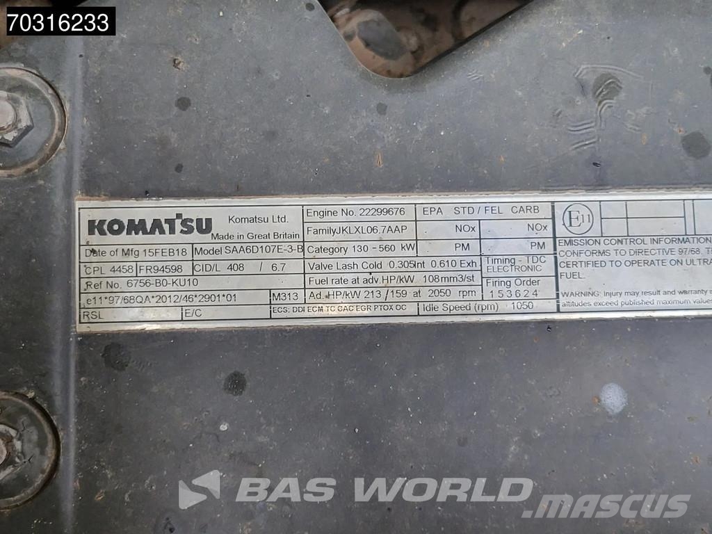 Komatsu PC290 LC-11 حفارات زحافة