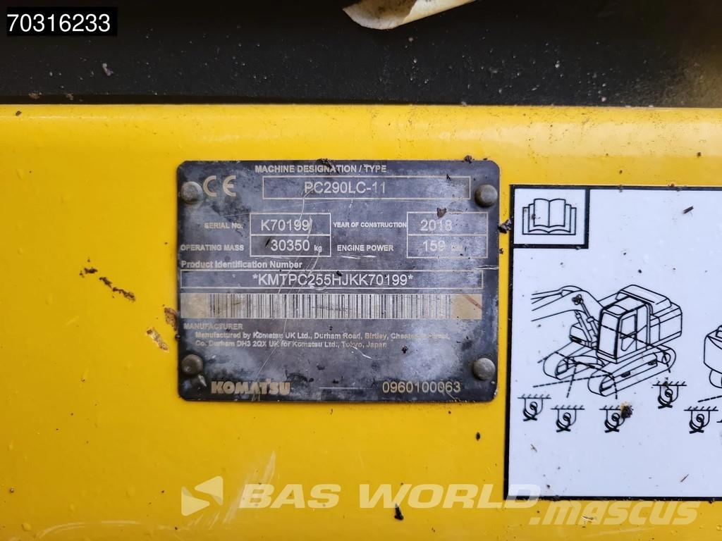 Komatsu PC290 LC-11 Escavadeiras de esteiras