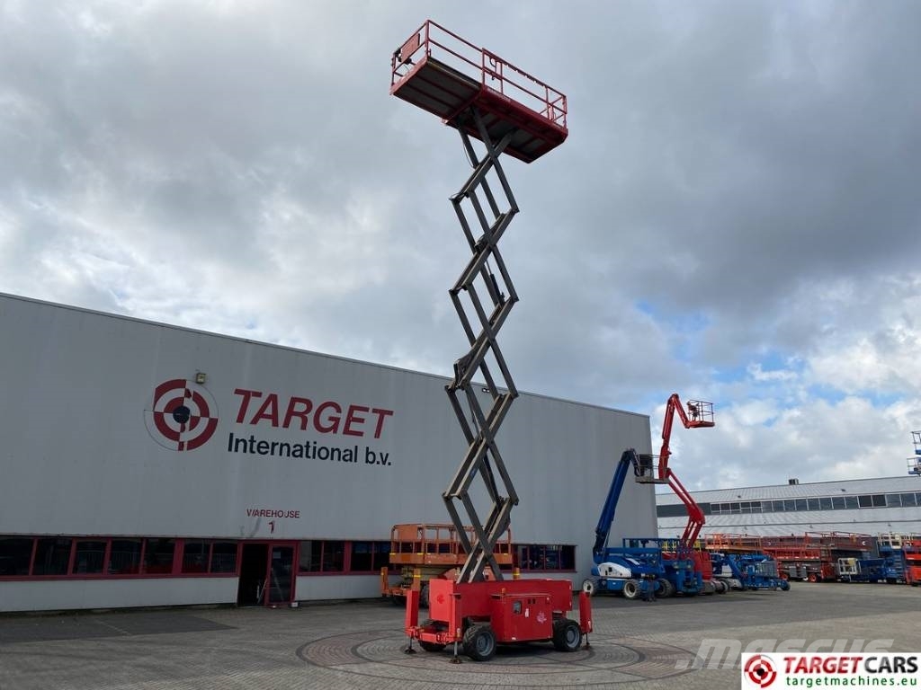 Manitou 140SC Diesel 4x4 Scissor Work Lift 1412cm Škaraste platforme