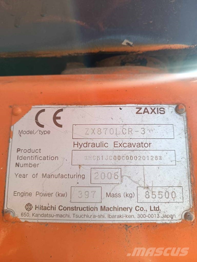 Hitachi ZX 870 LC R-3 Εκσκαφείς με ερπύστριες