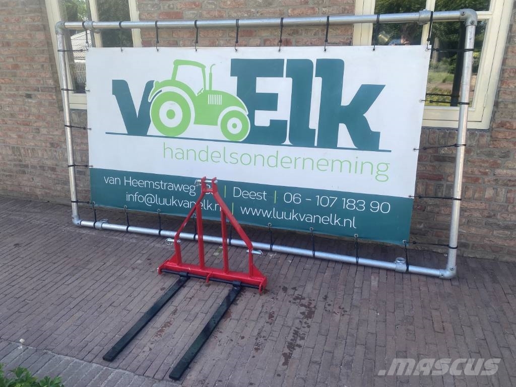 Palletdrager Palletvorken voor minitractor NIEUW Προσαρτούμενα εξαρτήματα τρακτέρ μικρών διαστάσεων