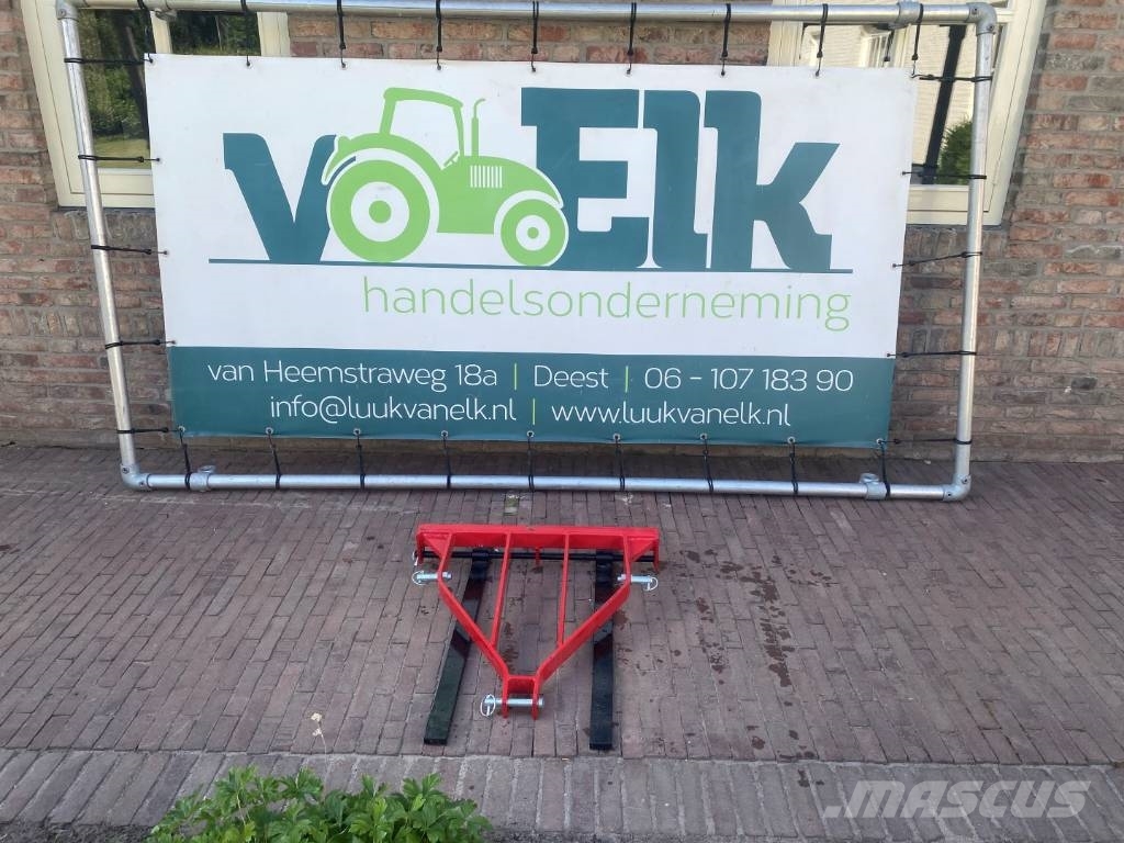 Palletdrager Palletvorken voor minitractor NIEUW Προσαρτούμενα εξαρτήματα τρακτέρ μικρών διαστάσεων