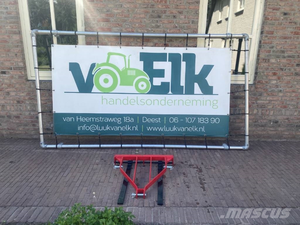 Palletdrager Palletvorken voor minitractor NIEUW Προσαρτούμενα εξαρτήματα τρακτέρ μικρών διαστάσεων