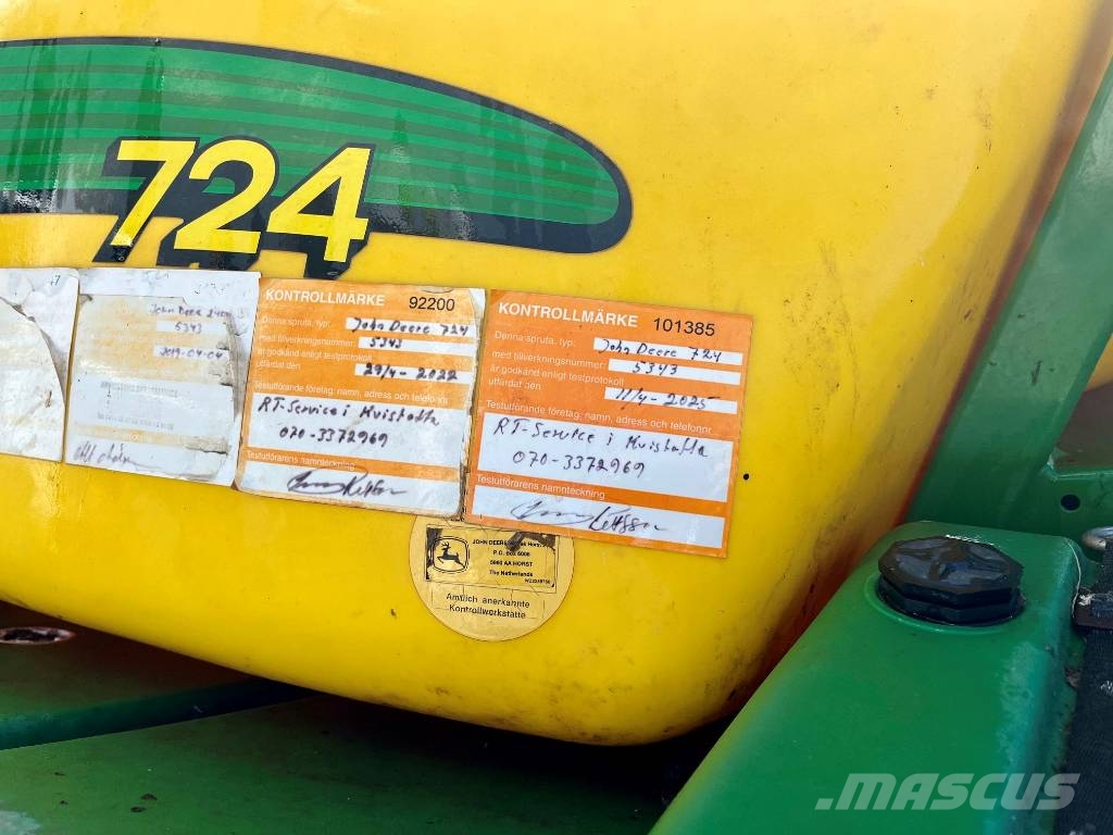John Deere 724 Dragna sprutor