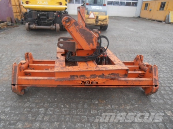 Chwytak HYDRAULICZNY DO PODKŁADÓW KOLEJOWYCH Schienen Wartung