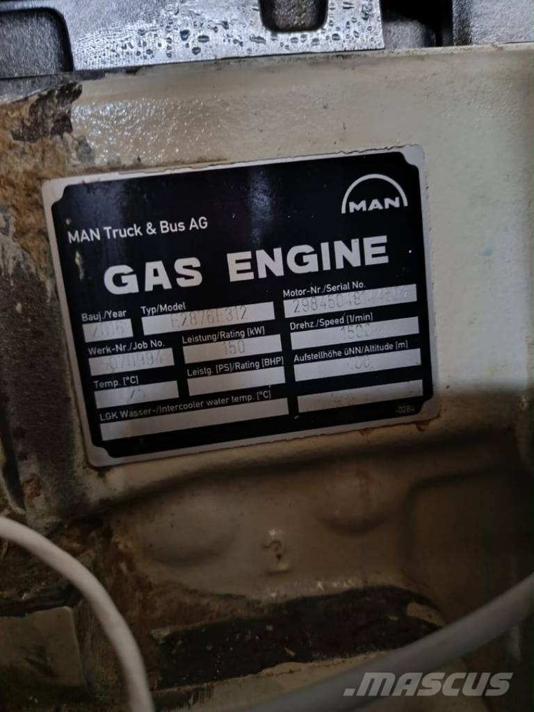 Sokratherm GG 140 oE – MAN E2876 E312 Gas Generatoren