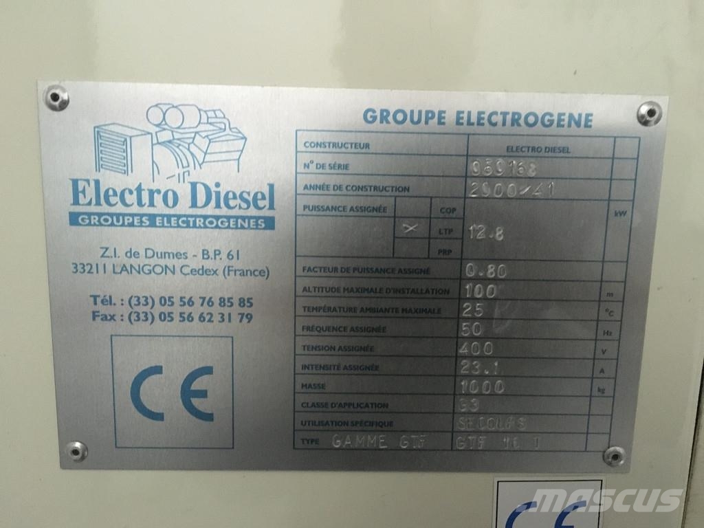Lombardini LDW 1204 GENERATOR 31.5 KVA USED Diesel Generators