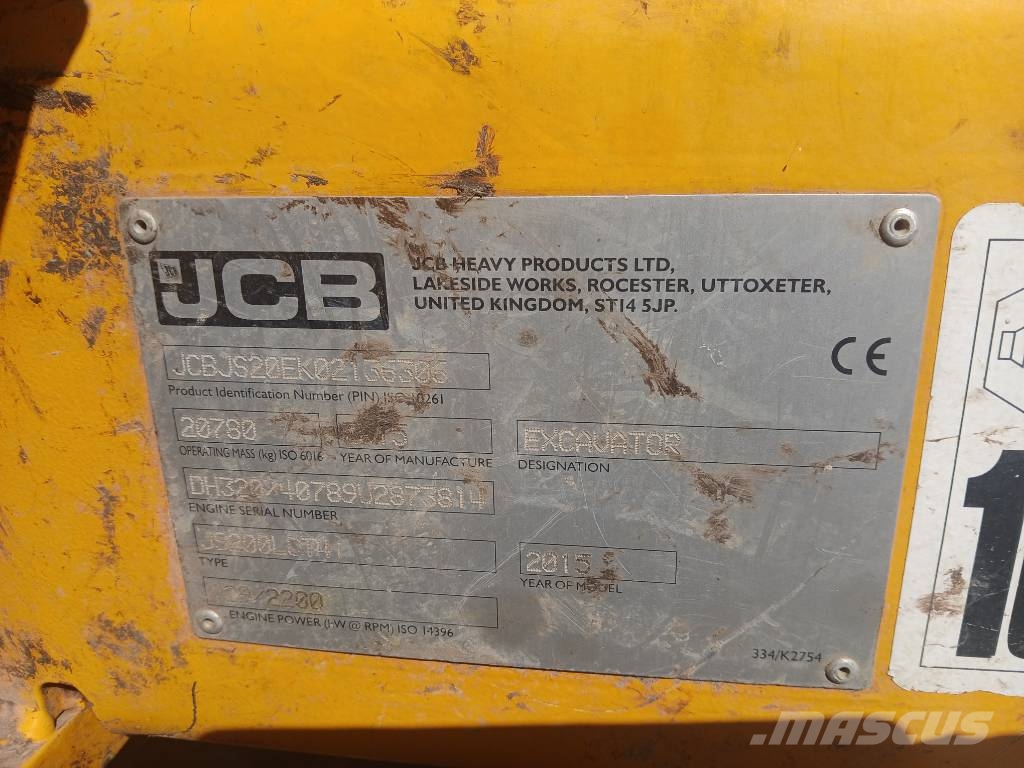 JCB JS 200 LC Excavadoras sobre orugas