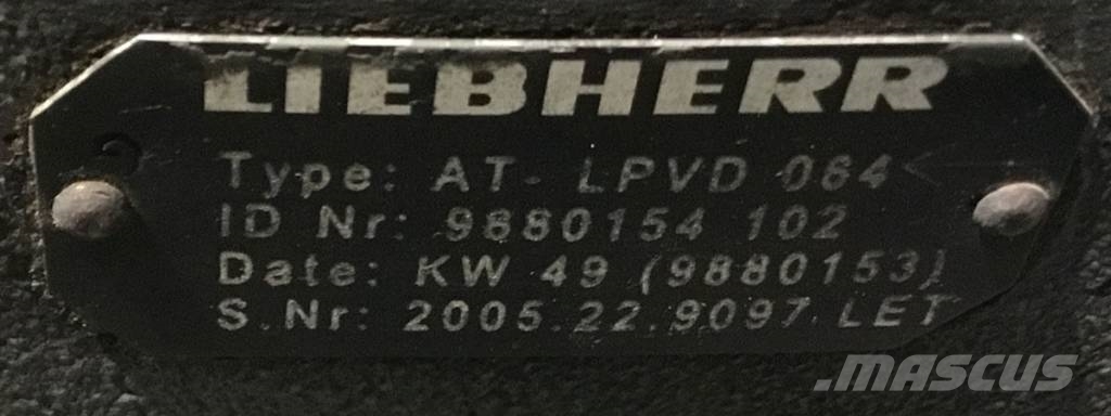 Liebherr LPVD 064 Hüdraulika