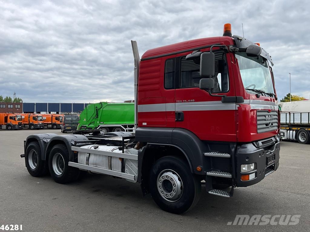 MAN TGA 33.440 6x4 Manual Full steel Kipper 12m³ Just Camion ribaltabili