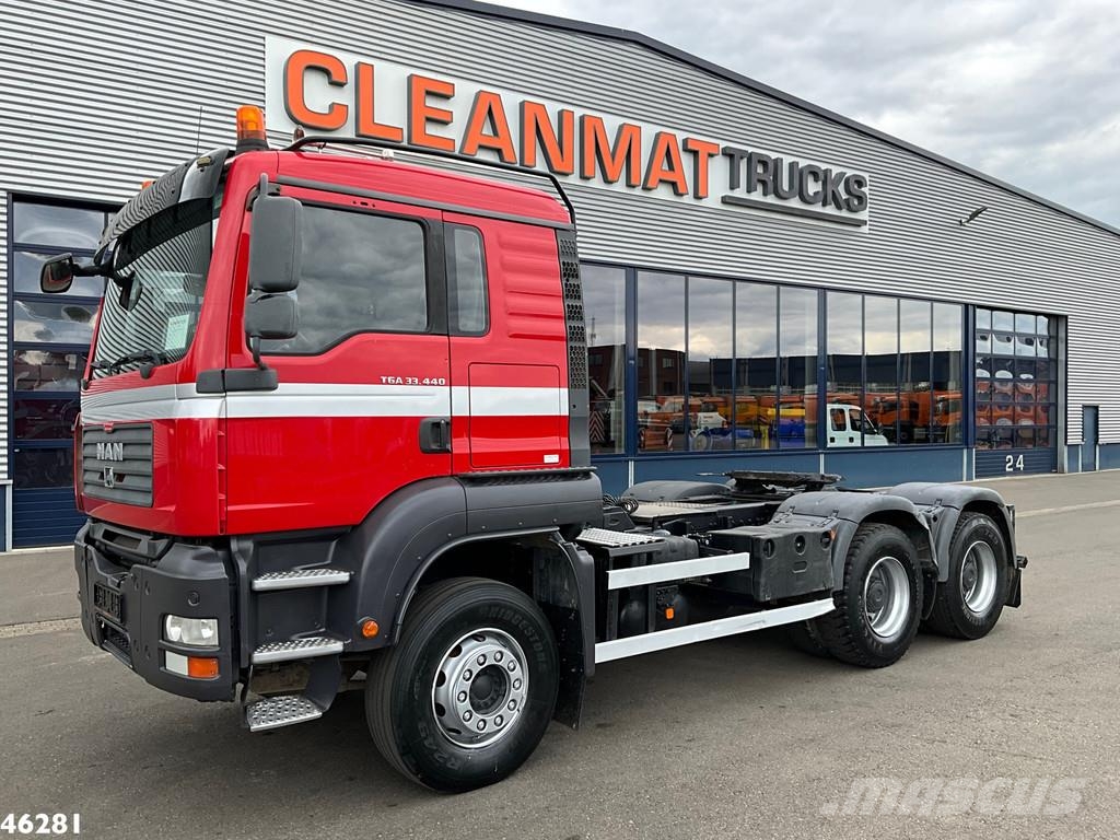 MAN TGA 33.440 6x4 Manual Full steel Kipper 12m³ Just Camion ribaltabili