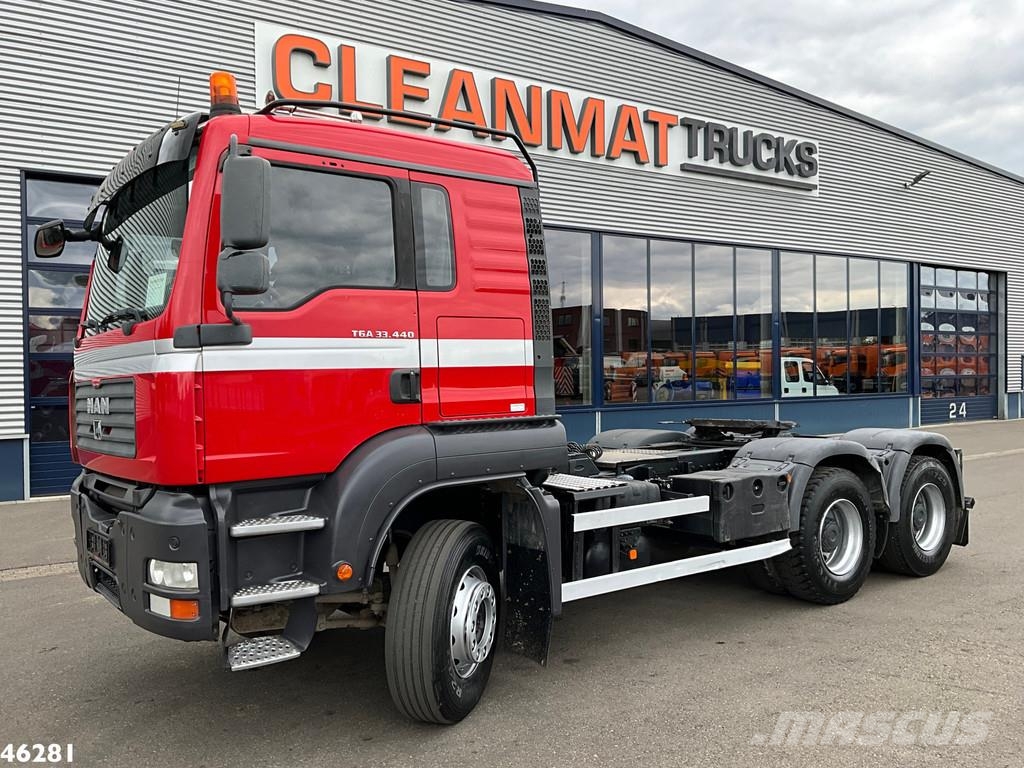 MAN TGA 33.440 6x4 Manual Full steel Kipper 12m³ Just Camion ribaltabili