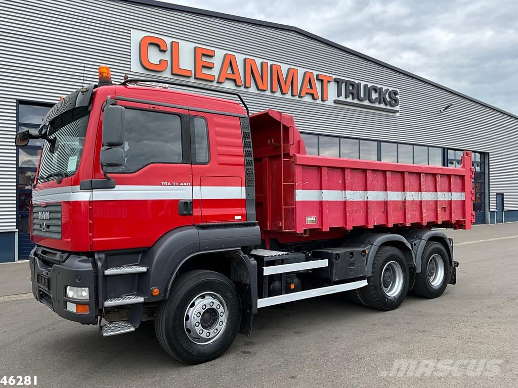 MAN TGA 33.440 6x4 Manual Full steel Kipper 12m³ Just Camion ribaltabili