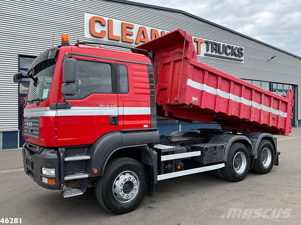 MAN TGA 33.440 6x4 Manual Full steel Kipper 12m³ Just Camion ribaltabili